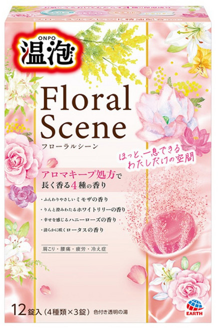 온포 탄산입욕제 플로럴씬, 1개, 480g