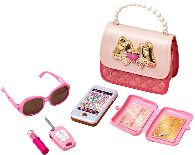 모던하우스 키즈뷰티 반짝반짝 핸드백놀이 세트, 핑크, 1세트