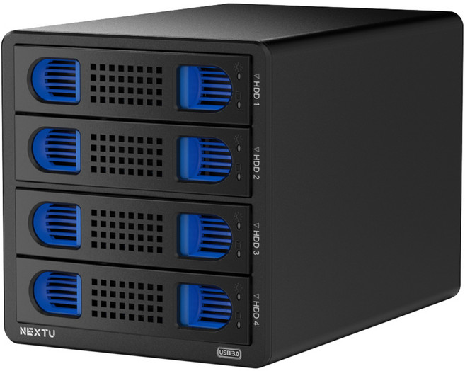 넥스트유 하비제 USB-C타입 4베이 DAS 외장하드 데이타 스토리지, 924TC, 1개