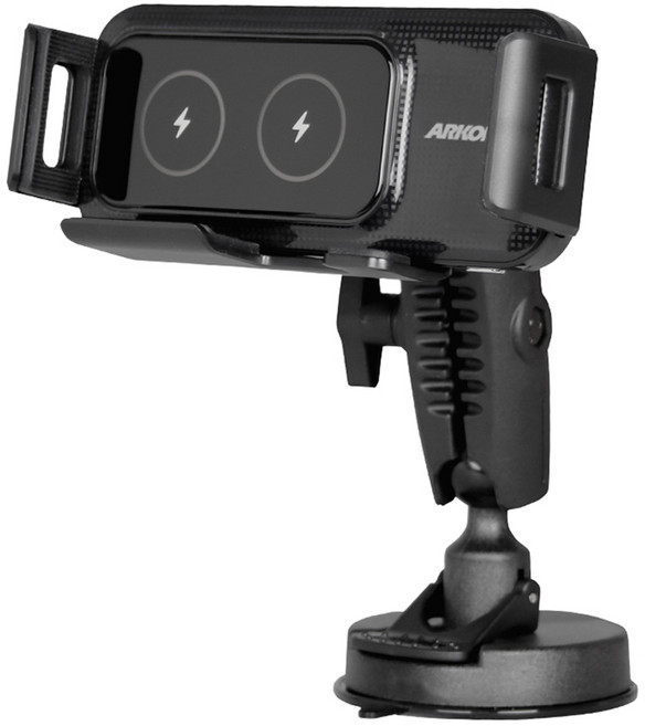 ARKON 폴더블 로버스트 차량용 유리 대쉬 Z폴드 Z플립 무선 충전 핸드폰 거치대, FWCRM379