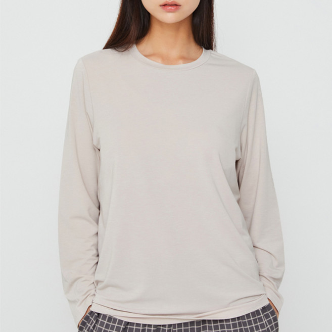 애니바디 여성용 편애 노브라 긴팔 티셔츠