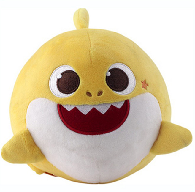 아기상어 춤추는 귀염둥이 작동인형, 혼합색상, 1개, 160mm