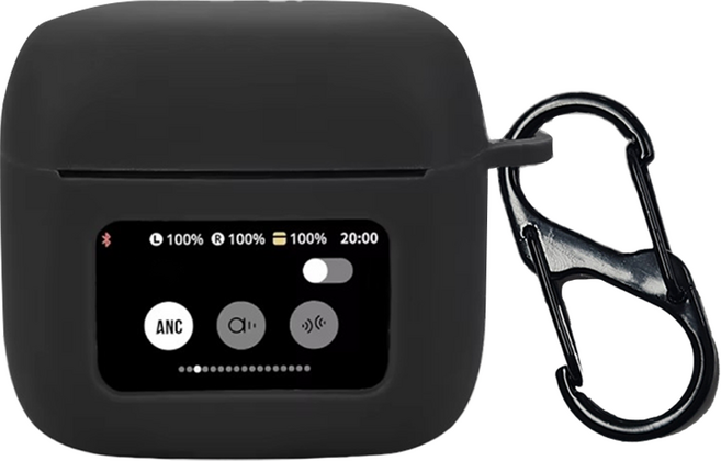 GRAYCO JBL TOUR PRO3 하우징 컬러 슬림핏 케이스, 블랙, 1개