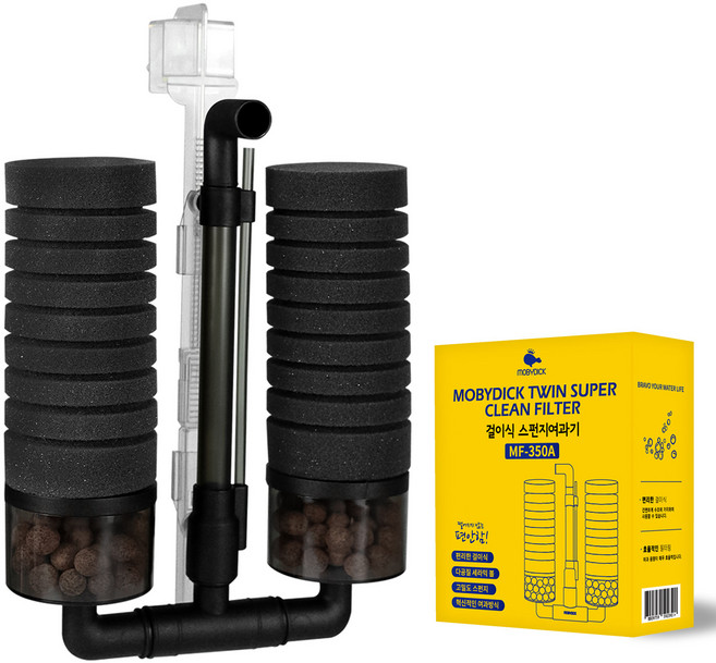 MOBYDICK 掛式海綿過濾器 MF-350A, 1個, 單品