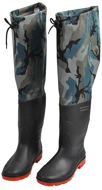 해동 낚시 무릎장화 웨이더 부츠, 카모, 295