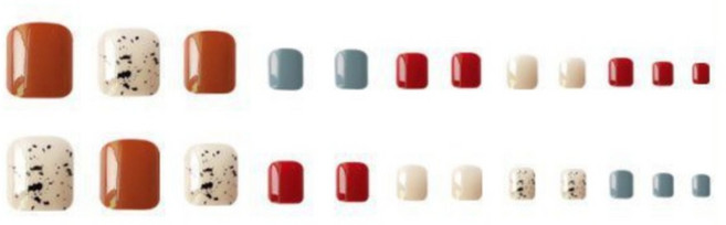 비투윈 패디팁 세트, 1개, 오렌지 에그 젤타입