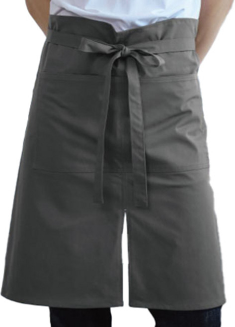 유니스토어 허리형 베이직 엉덩이덮개 라이크코튼 앞치마, 다크그레이, 1개