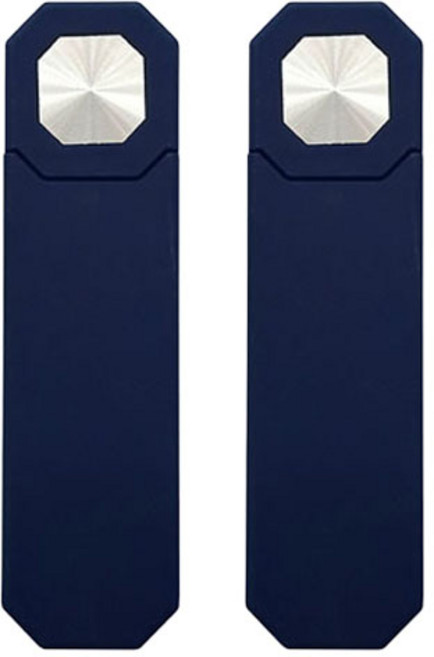 텐T 테슬라 모니터 부착용 마그네틱 연장형 핸드폰 거치대, 블루, 2개