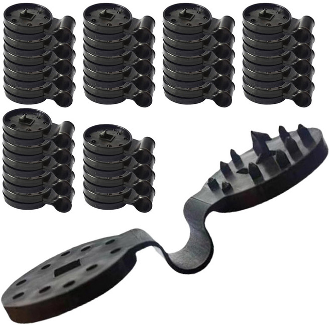 에코벨 그늘막 천막 방수포 고정 쉐이드 천 플라스틱 클립 50p, 블랙