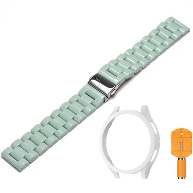 아이엠판다 갤럭시워치 레진 스트랩 + 케이스 세트, 민트, 1세트