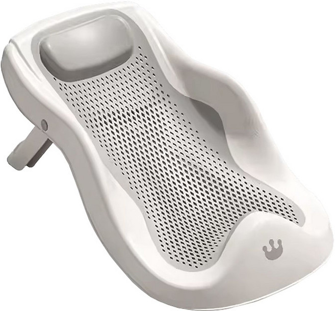 메리본 유아용 싱크대 등받이 욕조, 화이트