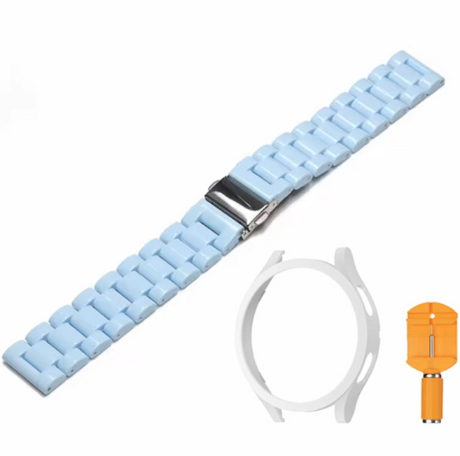 아이엠판다 갤럭시워치 레진 스트랩 + 케이스 세트, 스카이블루, 1세트