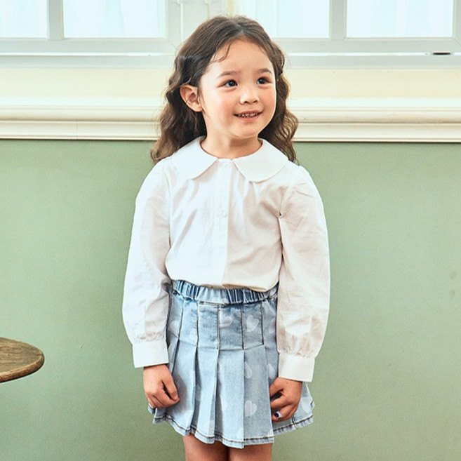 토토헤로스 여아용 TH 심플 블라우스