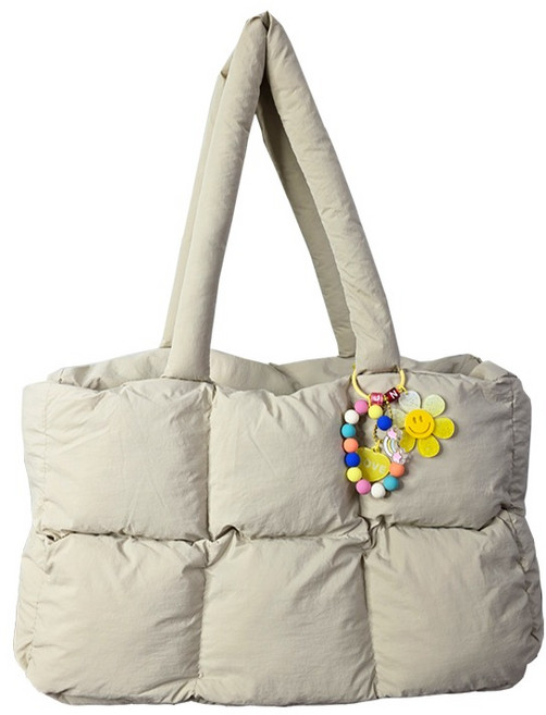 뷰레이터닷컴 데이지 구름 퀄 데일리 누빔 보부상 가방