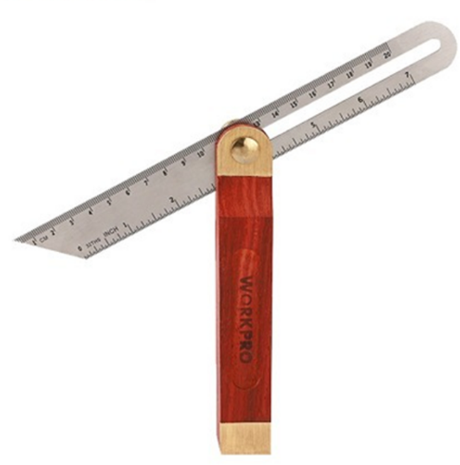 워크프로 나무핸들 자유자 230mm WP264006, 1개