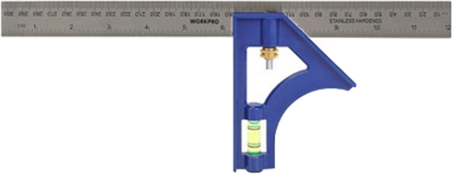 워크프로 콤비네이션 스퀘어 6/36 플라스틱 300mm WP264001, 1개