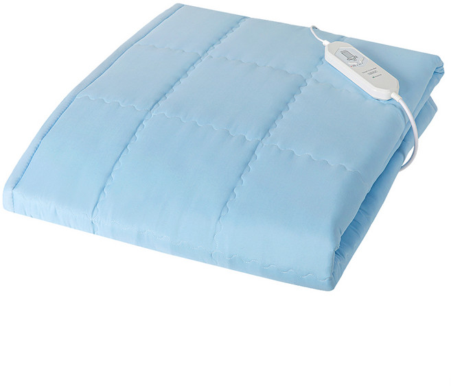 이한일 휴로스틱 양모 침대용 AI 탄소 카본 전기매트 CHI-22-LW, 파스텔블루, 더블(150 x 200 cm)