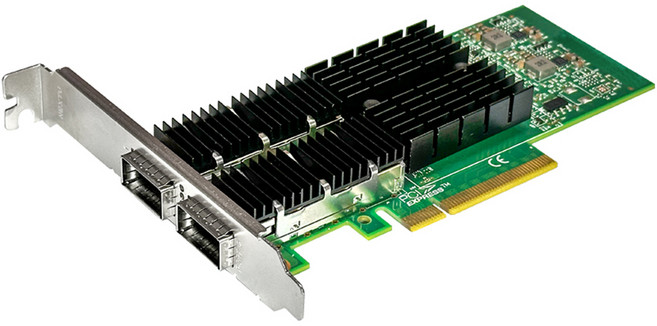넥스트유 래아부 PCI-E x8 QSFP+ 듀얼 40G 멜라녹스 서버 랜카드, 1개