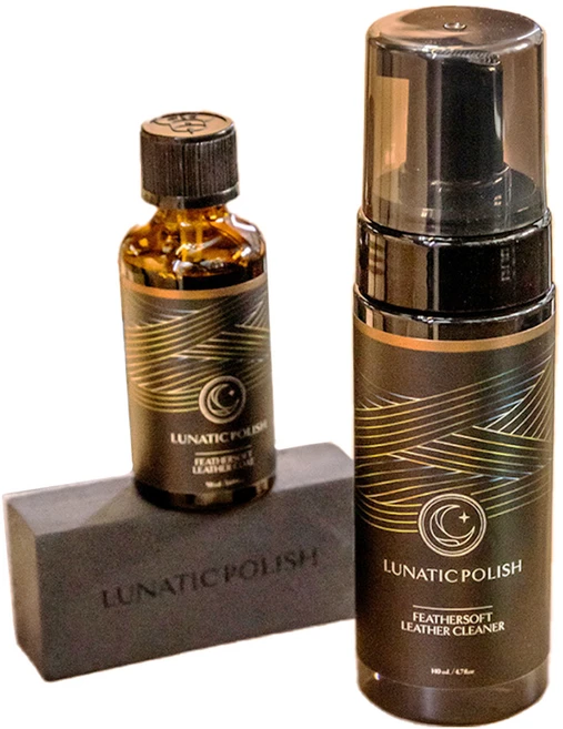 루나틱폴리시 페더소프트 레더 케어 세트, 50ml, 1세트 - 쿠팡