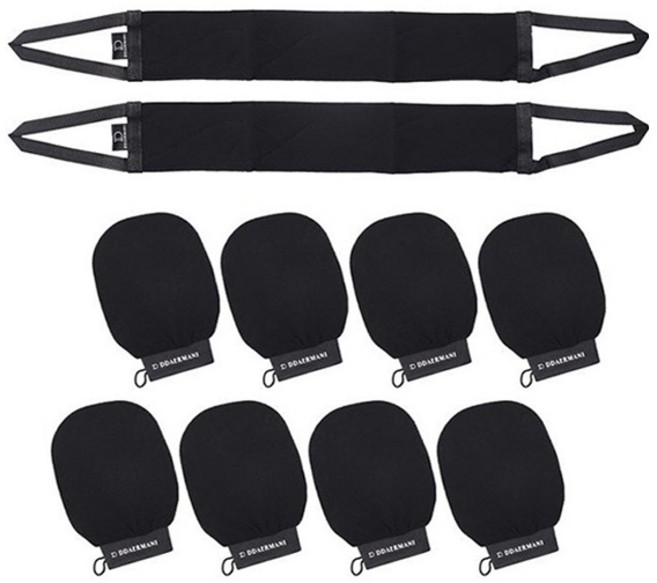 때르마니 저자극 때장갑 4p + 때타올 세트, 5개입, 2개