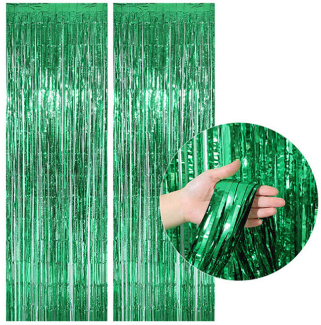 피앤비유니티 파티커튼 3m 2p, 03 유광 그린, 1개