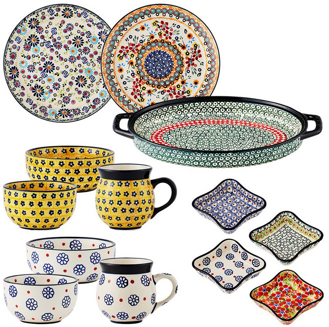 파뷔에 잘리피에 실속 홈 2인 식기세트 13p, 혼합색상, 1세트, 13종