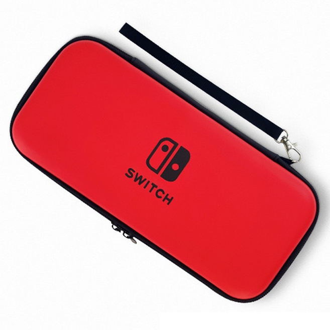 비투윈 게임기 케이스 닌텐도 파우치, 레드, 1개