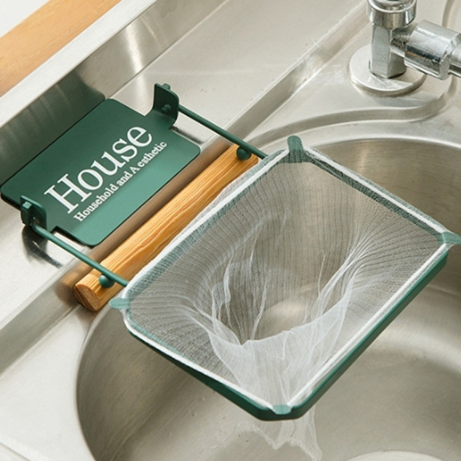 일상속반짝 싱크대 거름망 걸이 그린, 1개, 1개입