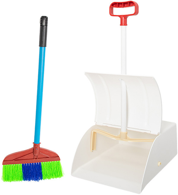 크린메이트 타이탄비 자동쓰레받기 + 빗자루 세트, 1세트, 랜덤발송