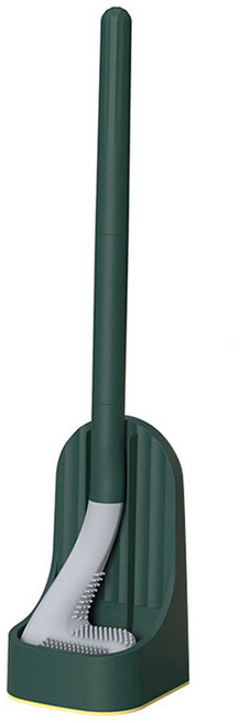 더자카 베이직 심플 욕실 청소 TPR 브러쉬, 그린, 1개