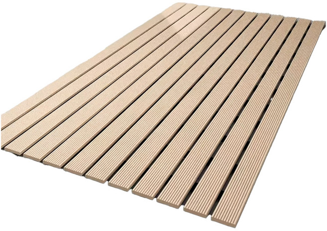 마켓플랜 돌돌 미끄럼방지 TPE 욕실 매트 61 x 43 cm, 베이지, 1개