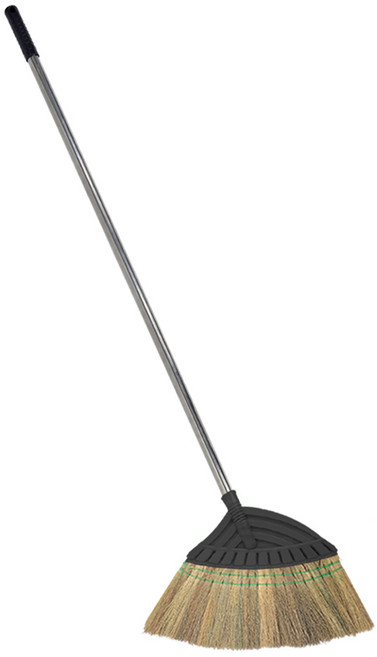 월드크린 잘쓸려 스텐 롱갈대비, 1개, 블랙