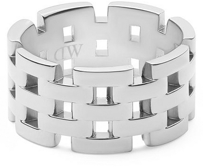 다니엘웰링턴 여성용 PERFECT 페어 5 링크 두꺼운 패션반지