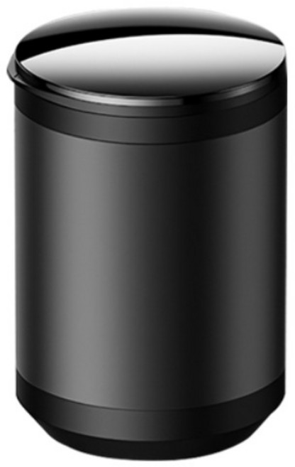 히키스 담배 냄새밀봉 프리미엄 자동차 컵홀더 재떨이, 블랙, 1개