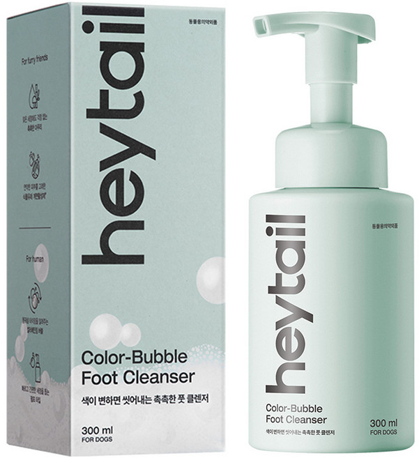 heytail Fitpet 寵物彩色泡泡足部清潔劑, 300ml, 2個