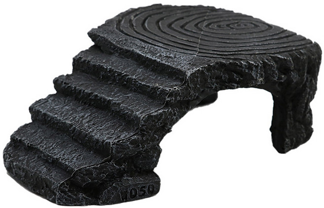 스몰펫 파충류 거북이 계단 쉼터 L 21 x 9 x 7.5 cm, 320g, 1개