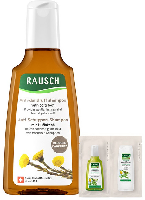 라우쉬 콜츠푸트 안티 댄드러프 샴푸 200ml + 허벌 케어 샴푸 12.5ml + 허벌 케어 컨디셔너 15ml 세트, 1개