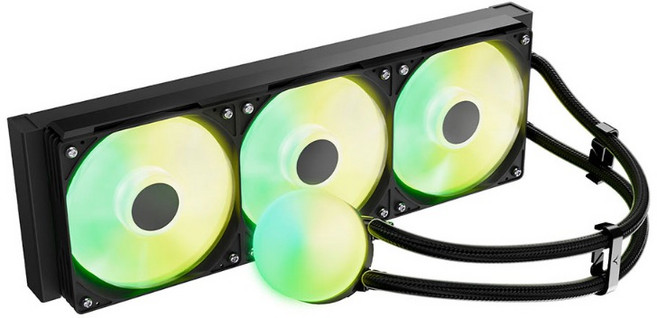 ABKO 波賽頓 ARGB CPU 水冷散熱器, 黑色, P360, 1個