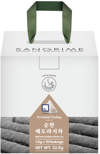 산그리메 순한 배도라지차 삼각티백차, 1개, 15개입, 1.5g