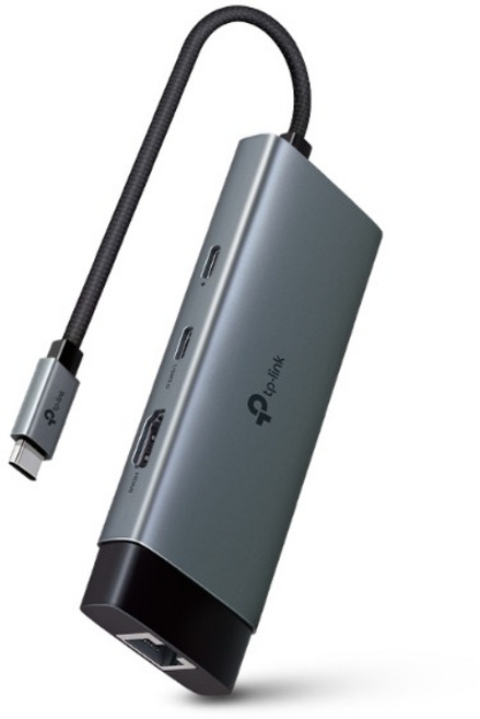 티피링크 6 in 1 C타입 USB허브 UH6120C USB C / A / HDMI / 기가 이더넷 포트, 그레이, 1개