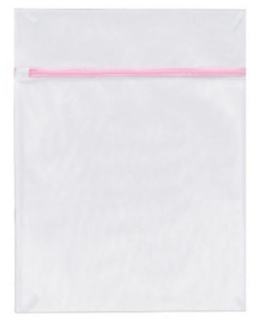 비투윈 촘촘한 세탁망 중형, 화이트 + 핑크, 1개