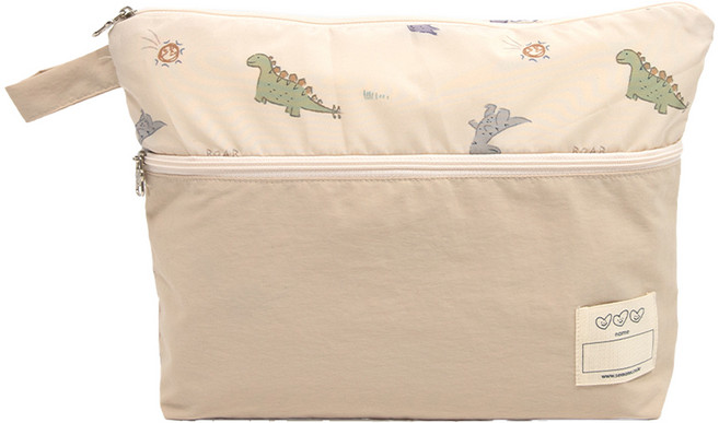 세맘스 포키 양면방수 식판파우치, 디노랜드