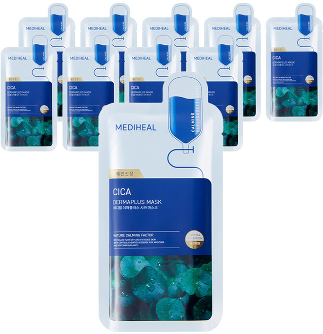 메디힐 더마플러스 시카 마스크팩, 1개입, 10개