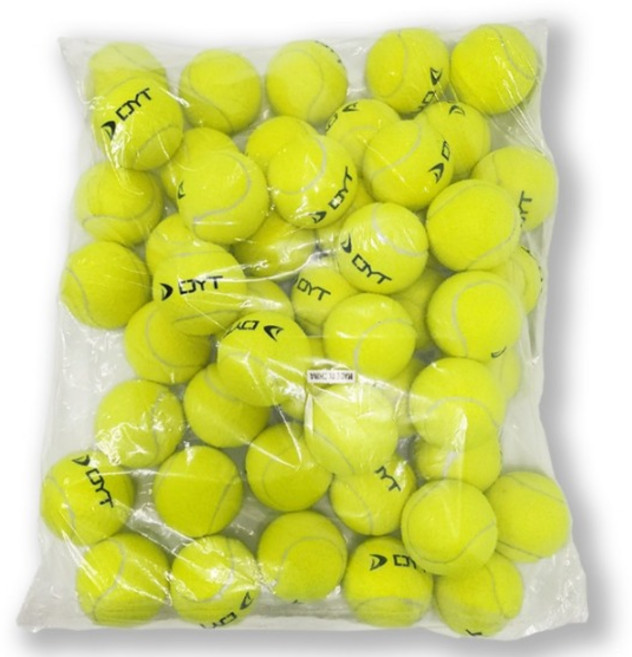 디와이티 테니스 무압구 트레이너 연습공, 혼합색상, 50개