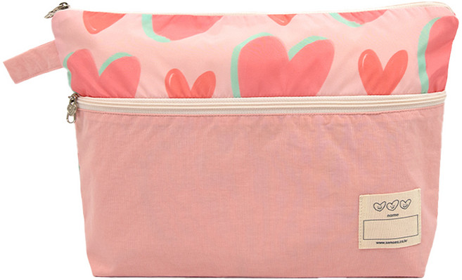 세맘스 포키 양면방수 식판파우치, 로지