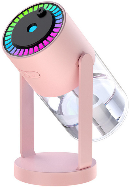 리버폭스 은하수 차량용 무드등 미니 다용도 가습기, CL28, 핑크