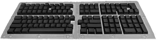 데이소이 심플 사이드각인 키보드 키캡, 02 블랙