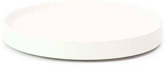 네이처안 바퀴달린 이동식 원형 받침대, 화이트, 1개
