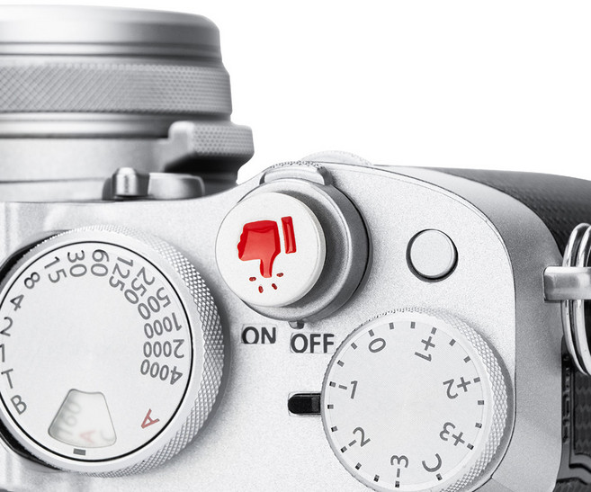 JJC 후지 X-T50 / X100VI / X-M5 / 라이카 D-LUX 8 / 니콘 ZF 카메라 클래식 셔터 소프트 버튼, SRB-F11A6, 1개