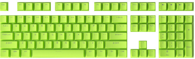 데이소이 컬러풀 기계식 키보드 ABS 키캡, 04 라이트그린